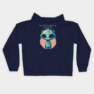 Alien Diplomacy in progress Kids Hoodie